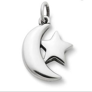 James Avery Starry night charm crescent moon